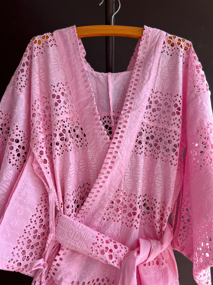 YUKATA BRODE LONG / PINK