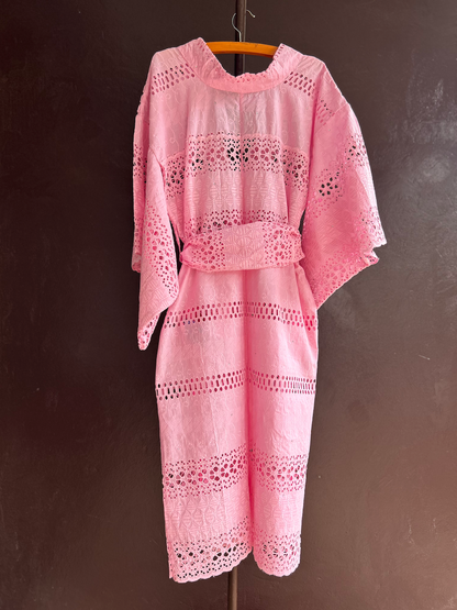 YUKATA BRODE LONG / PINK