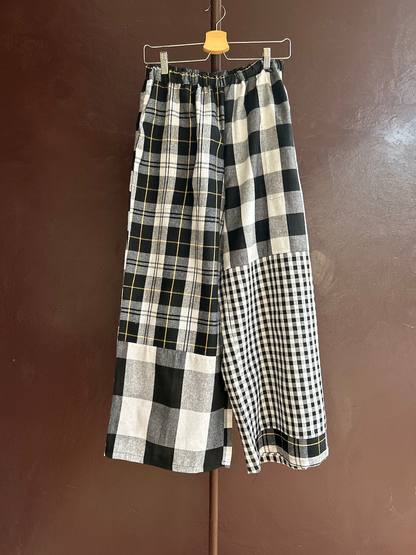 Patchwork pants / size L