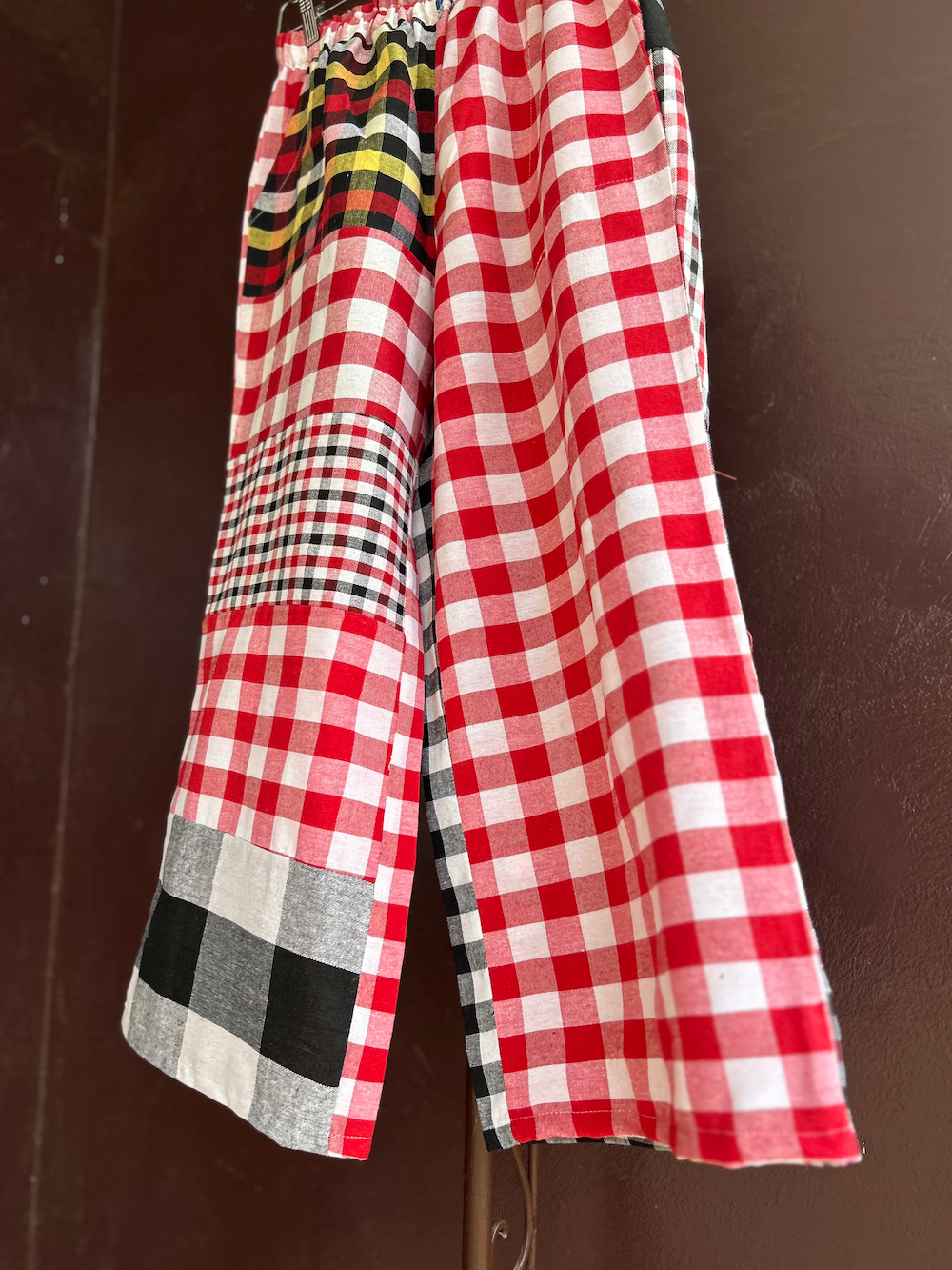 Patchwork pants / size L