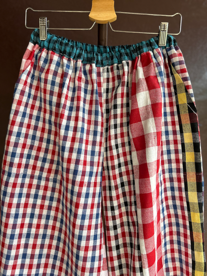 パッチワークパンツ / Lサイズ