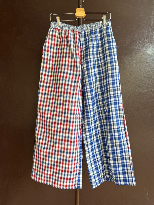 Patchwork pants / size L 