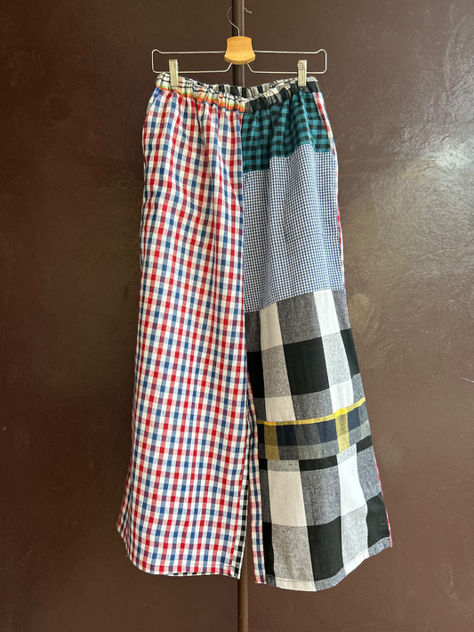 Patchwork pants / size L 