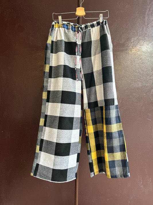 Patchwork pants / size L 
