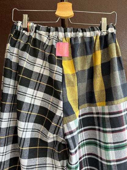 Patchwork pants / XL size 