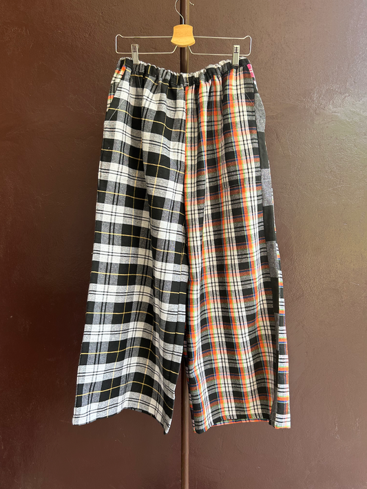 Patchwork pants / XL size 