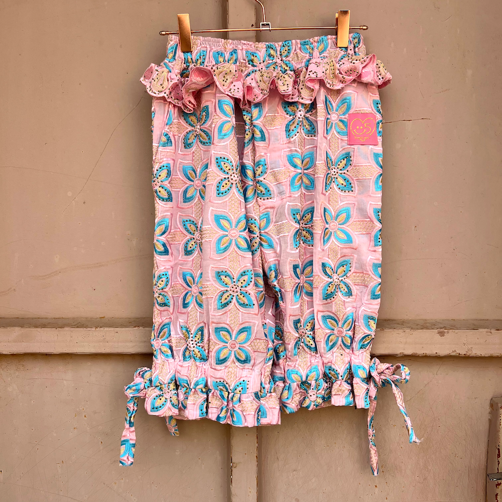 Beaded embroidered shorts (Size S)