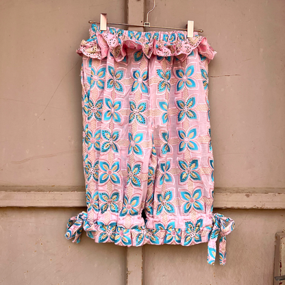 Beaded embroidered shorts (Size S)