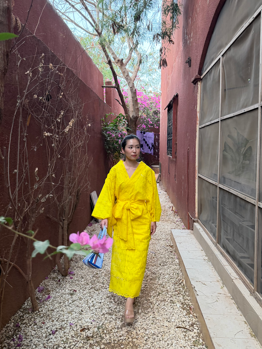 YUKATA BRODE LONG / YELLOW
