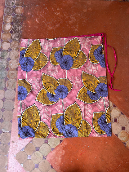 Reversible wrap skirt (Wax x Wakh) *Long