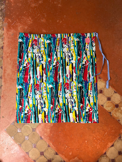 Reversible wrap skirt (Wax x Wakh) *Long