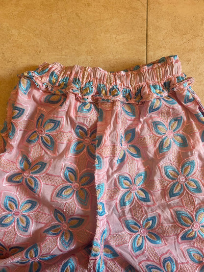 Beaded embroidered shorts (Size S)