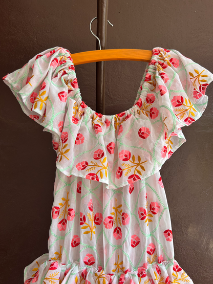 Frill Jumpsuit (Size M/L) / Short