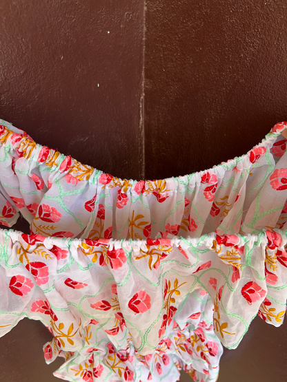 Frill Jumpsuit (Size M/L) / Short