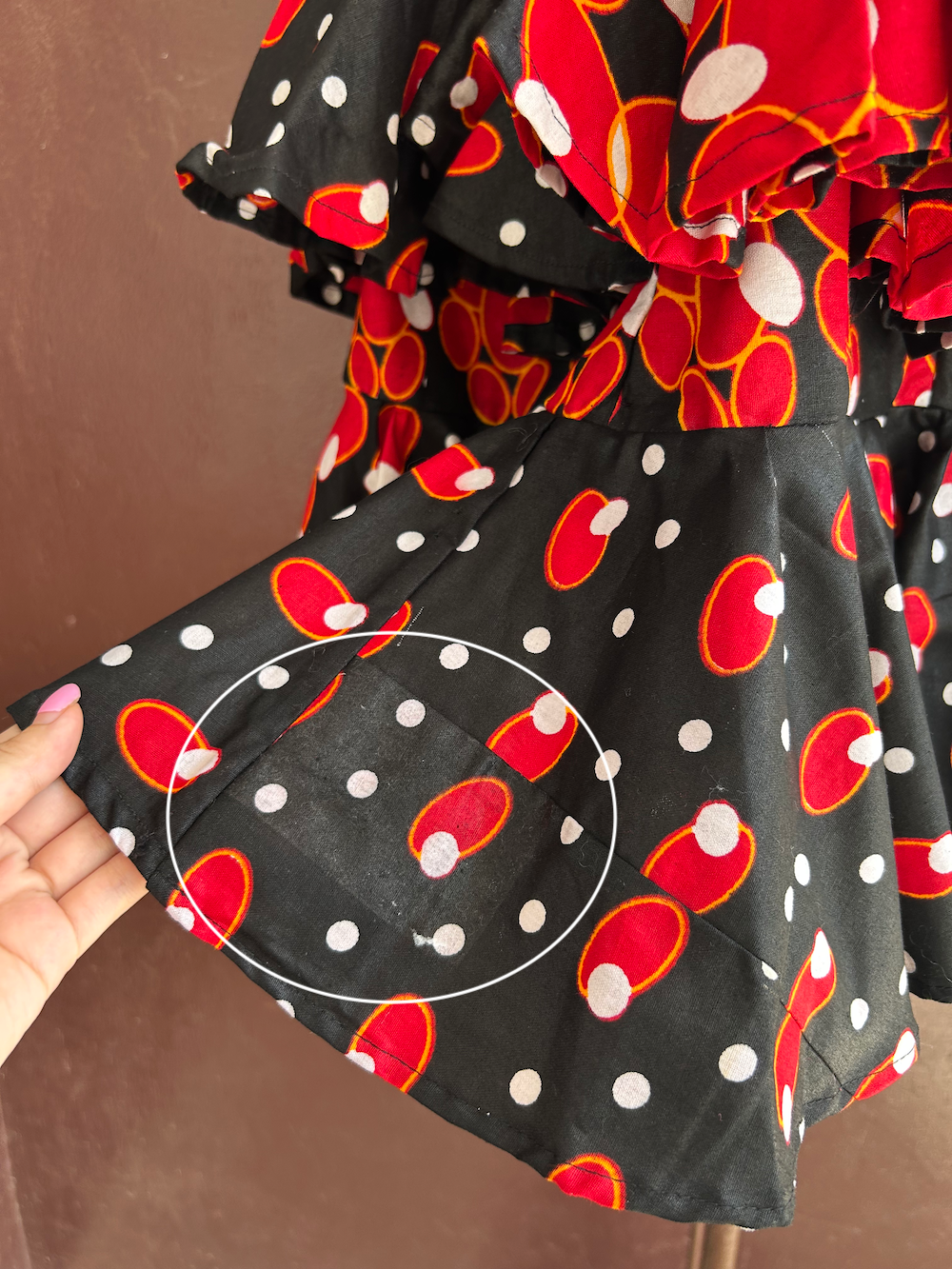 Double Ruffle Skirt (Size S/M) 